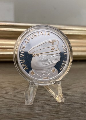 gilded frensmark 1 oz .999 silver round (us)