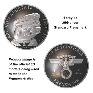 standard frensmark 1 oz .999 silver round (us)